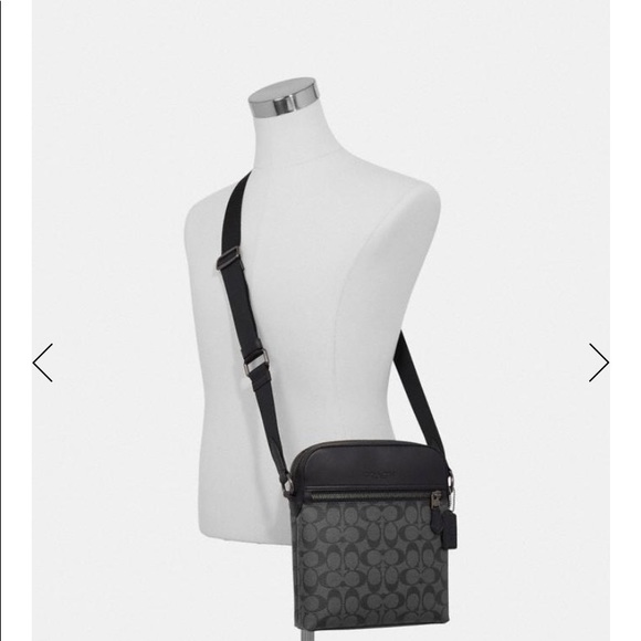 ✅NEW🆕Coach Men Houston Flight Bag/crossbody bag/messenger bag🆕 - Picture 10 of 11